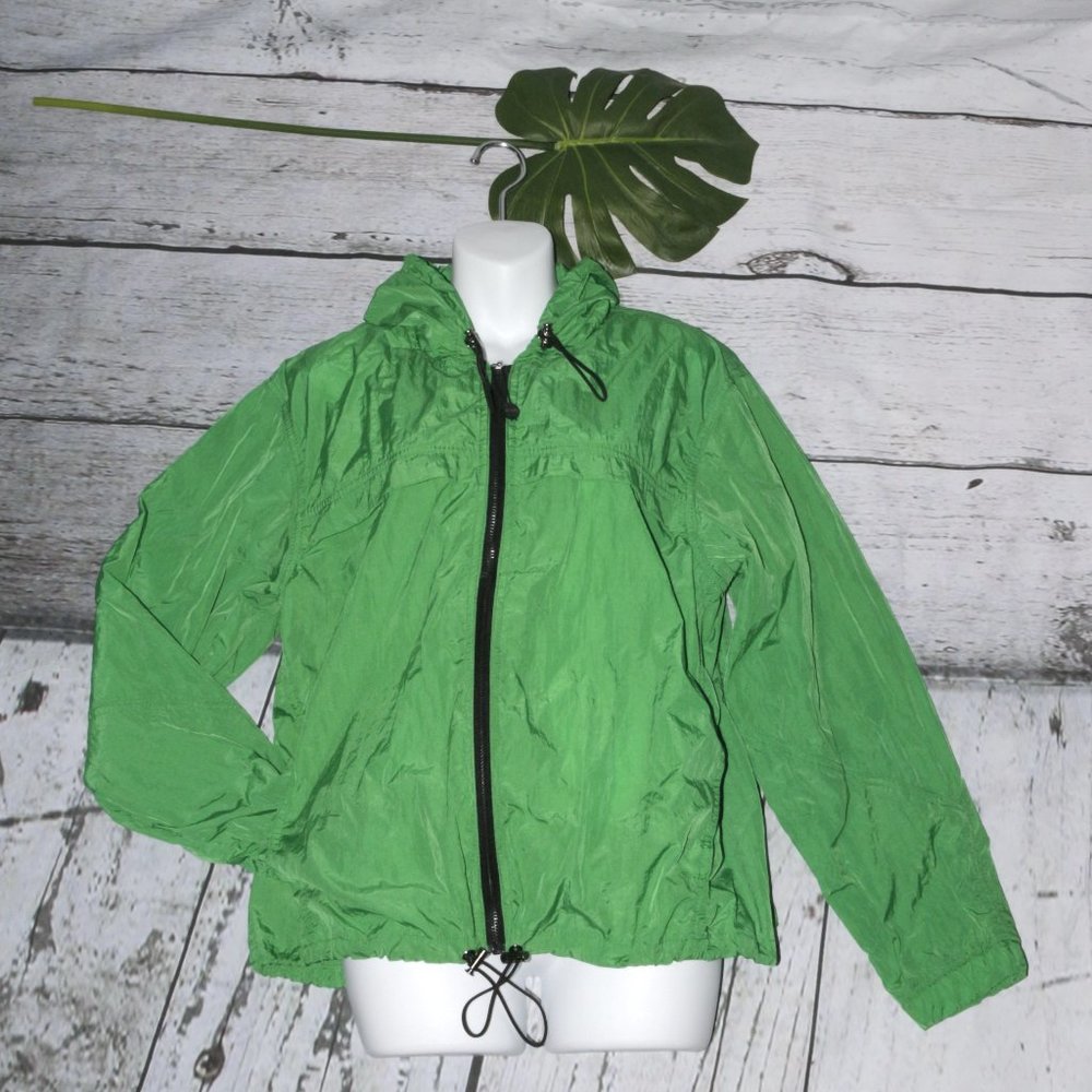 Blank NYC Green Windbreaker Jacket